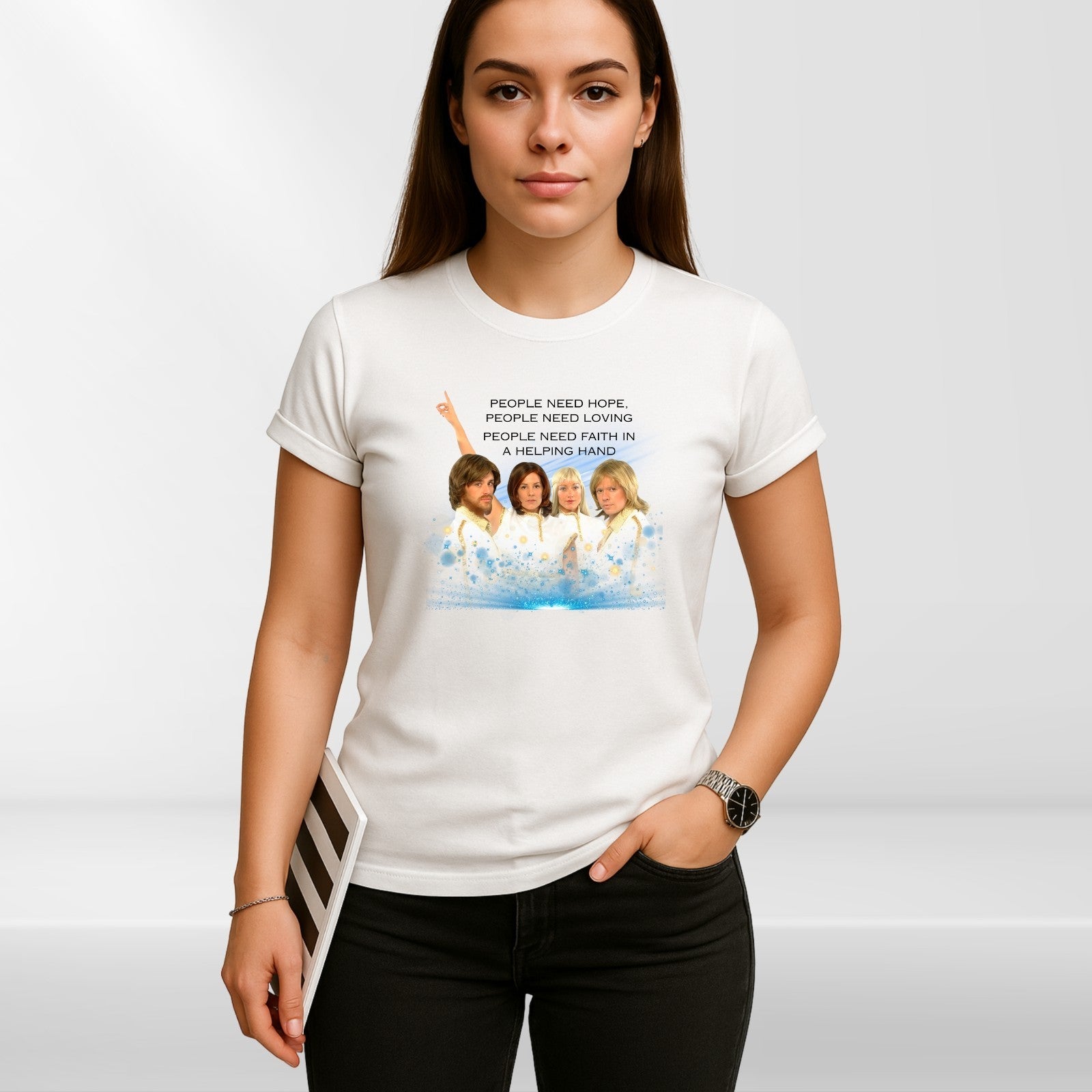 Retro Music Graphic Vintage Band T-Shirt product view 2