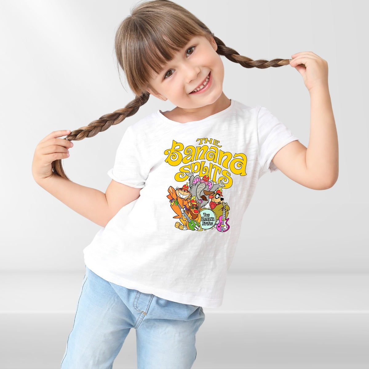The Banana Splits Funny Cartoon Meme Animals Lover Gifts Vintage Unisex T-Shirt