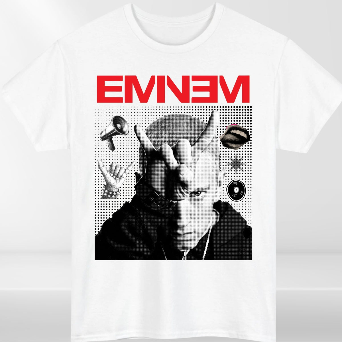 Eminem Rap Music Concert T-Shirt Hip Hop Fan Tee Gift For Music Lover Tee Top