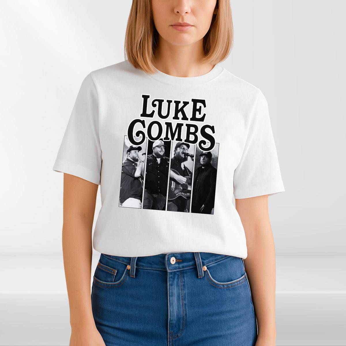 Luke Combs Inspired Adult T Shirt Country Music Graphic Fan Tee Top UK