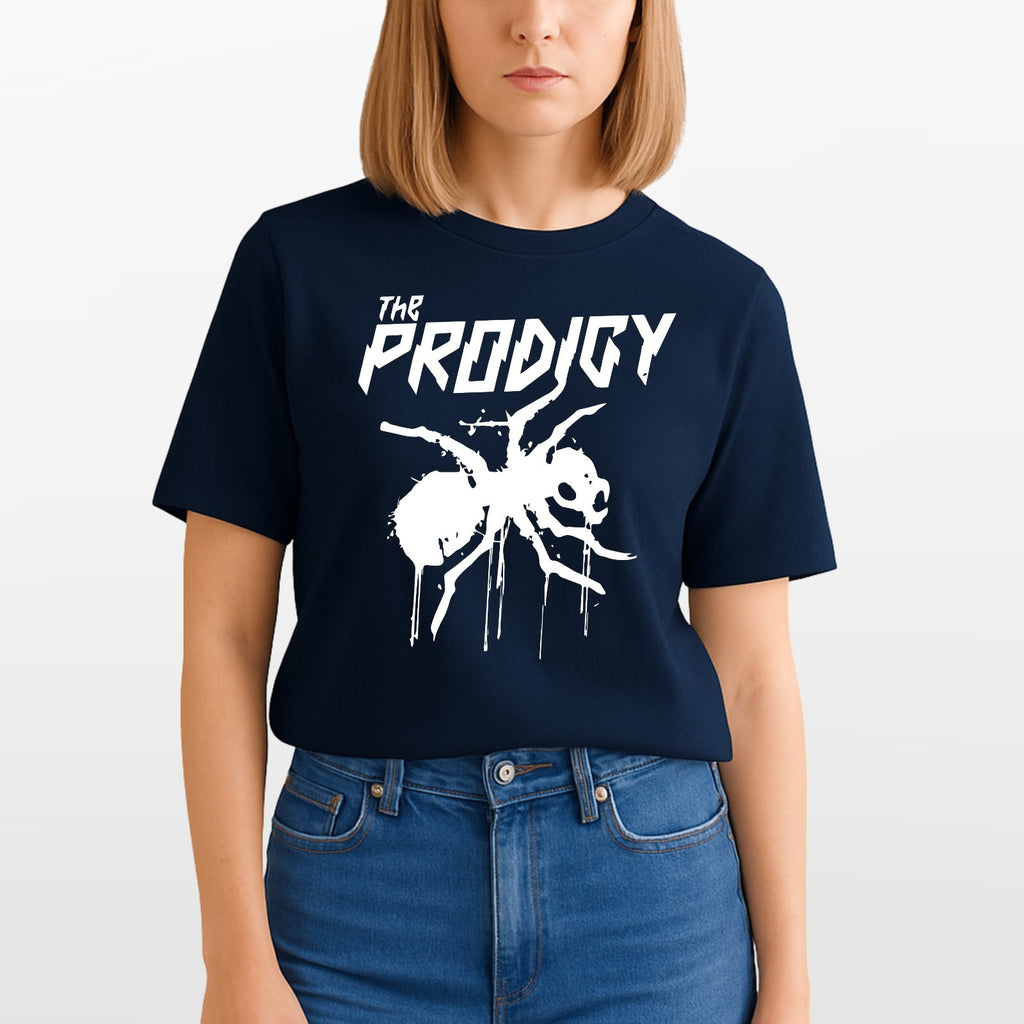 The Prodigy Spider Design On Round Neck Short Sleeve Unisex T-Shirt