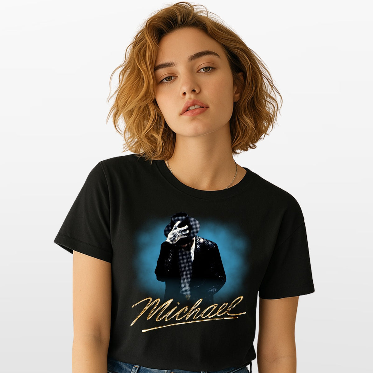 Michael Jackson T Shirt Moonwalk King Pop Dance Graphic Unisex Tee