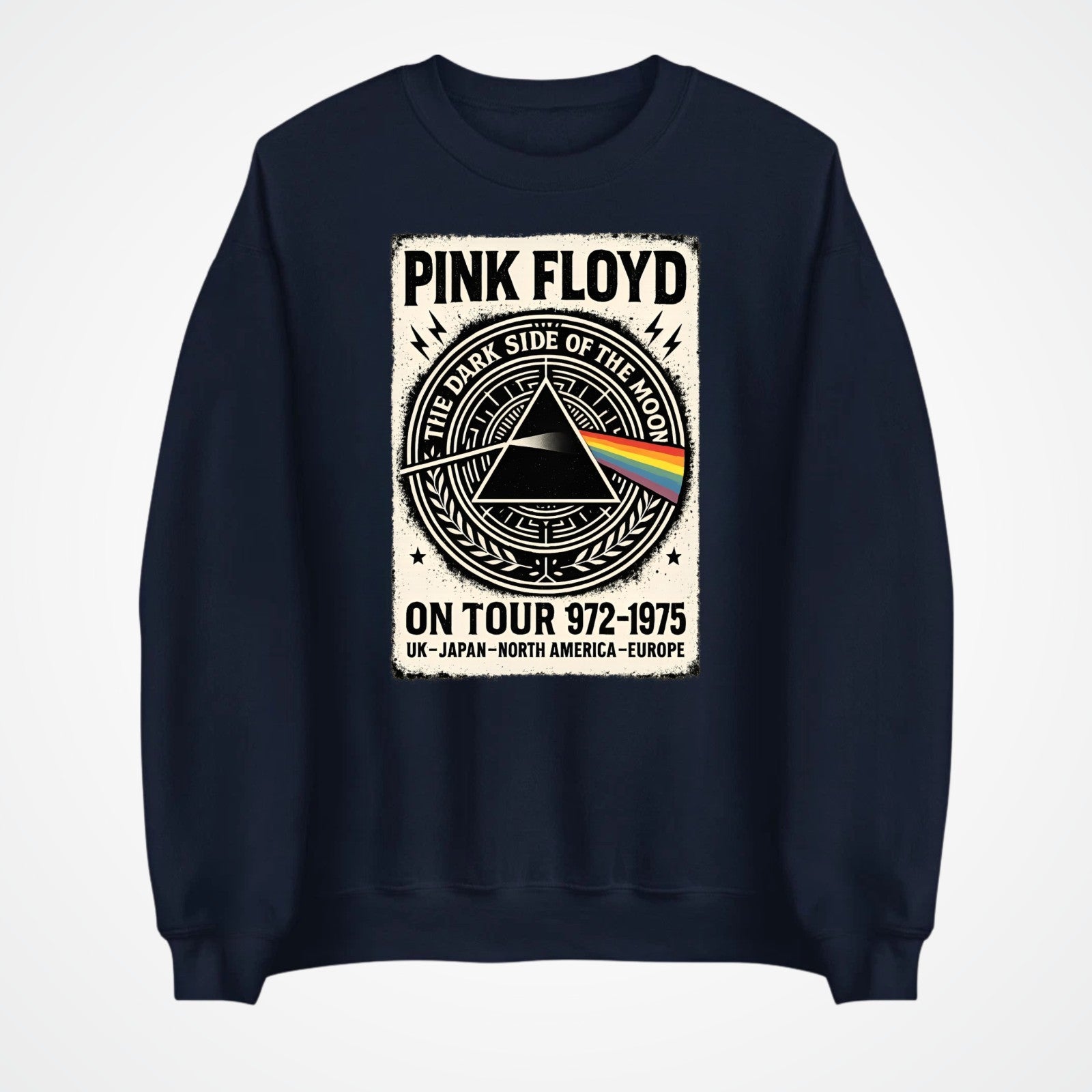 Pink Floyd Dark Side Of The Moon Jumper | Vintage Rock Sweatshirt | Unisex 4XL