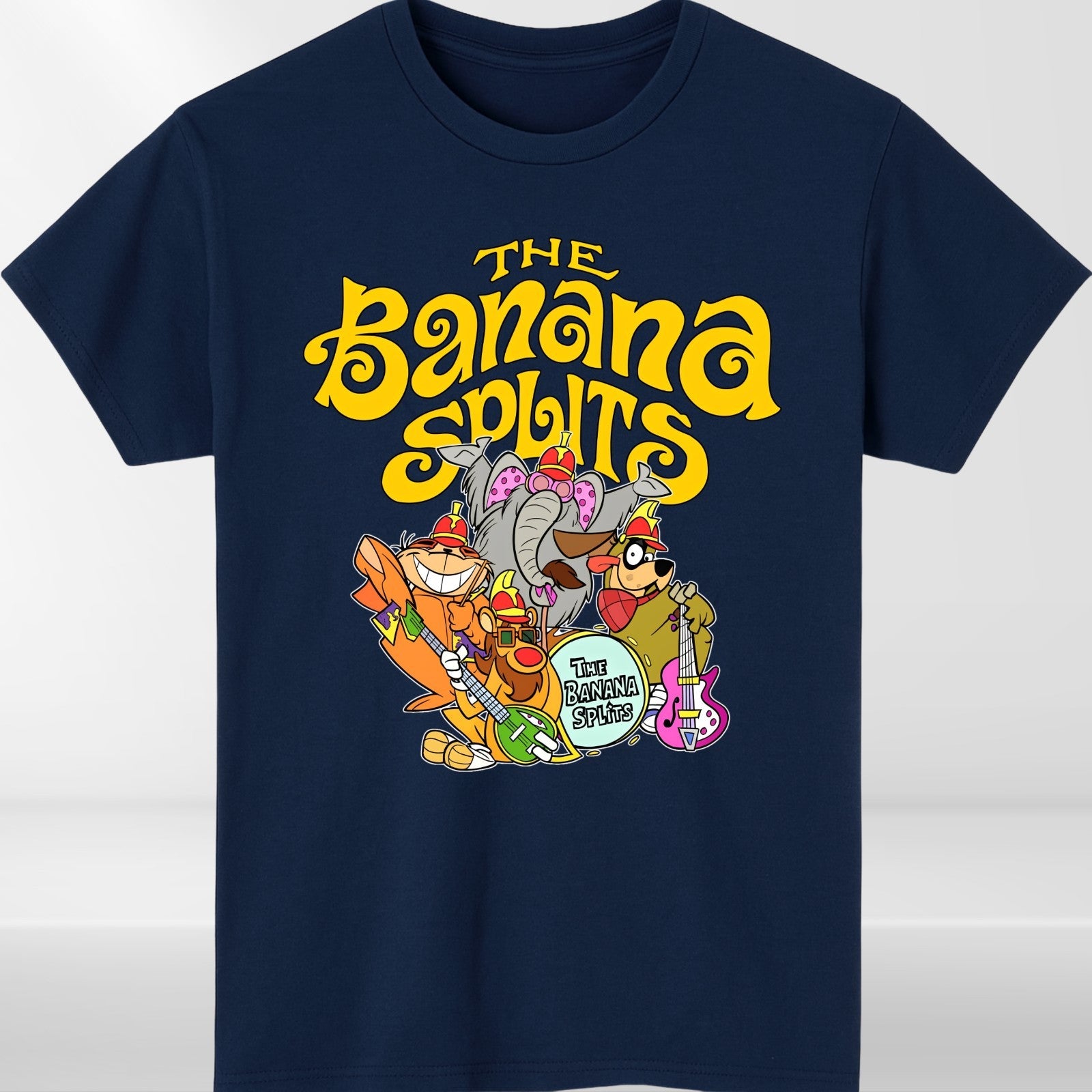 The Banana Splits Funny Cartoon Meme Animals Lover Gifts Vintage Unisex T-Shirt