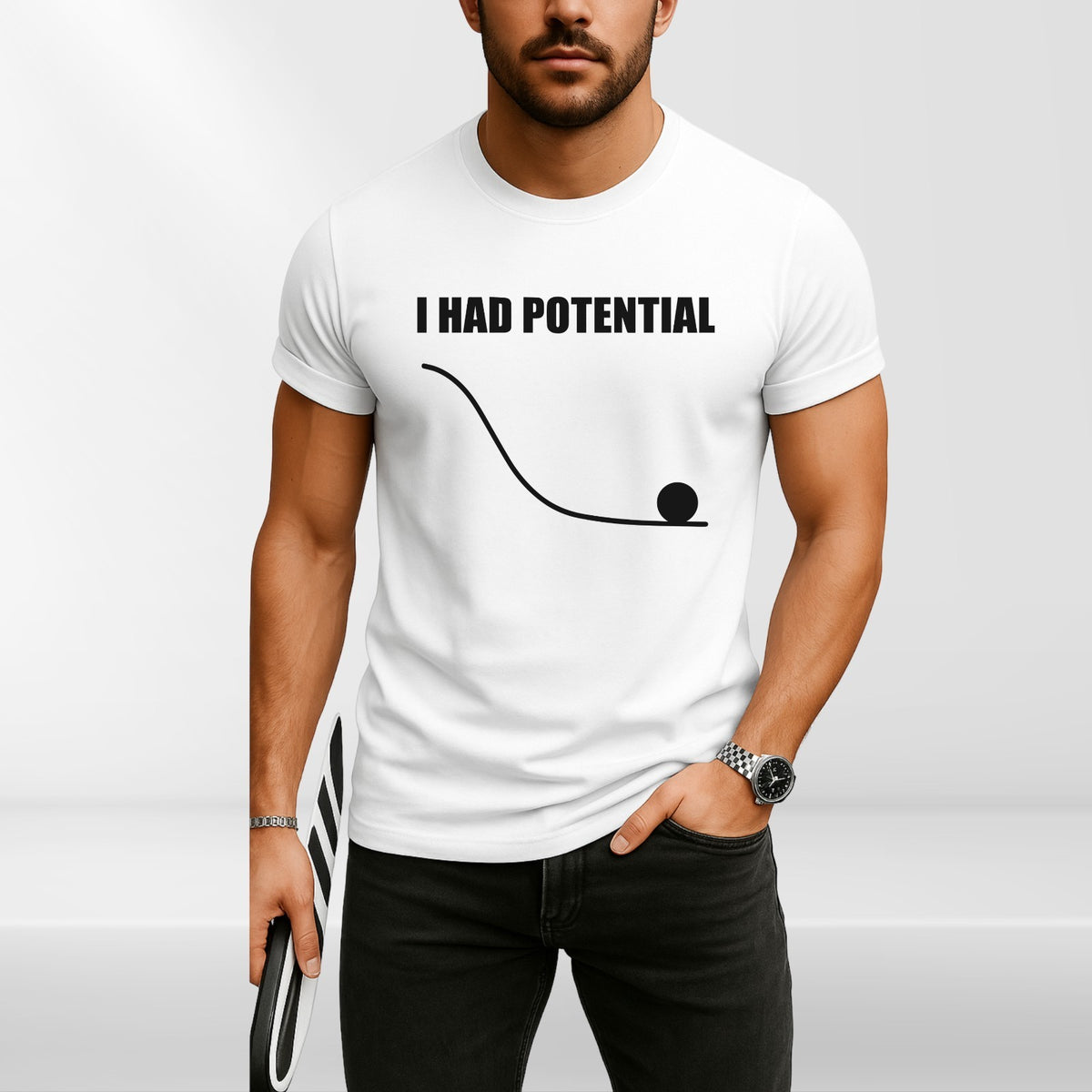 Dr Graces I Had Potential Men's T-shirt Project Hail Mary Jazz Hands Unisex Tee