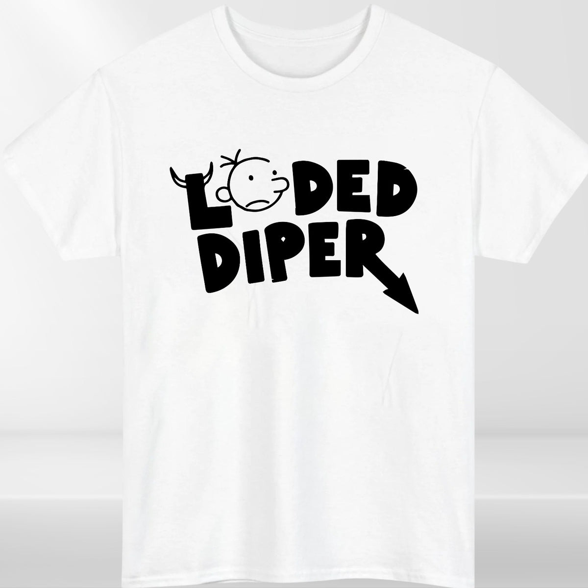 Loded Diper T Shirt Diary Of A Wimpy Kid Book Day Costume Kids Boys Gift Xmas