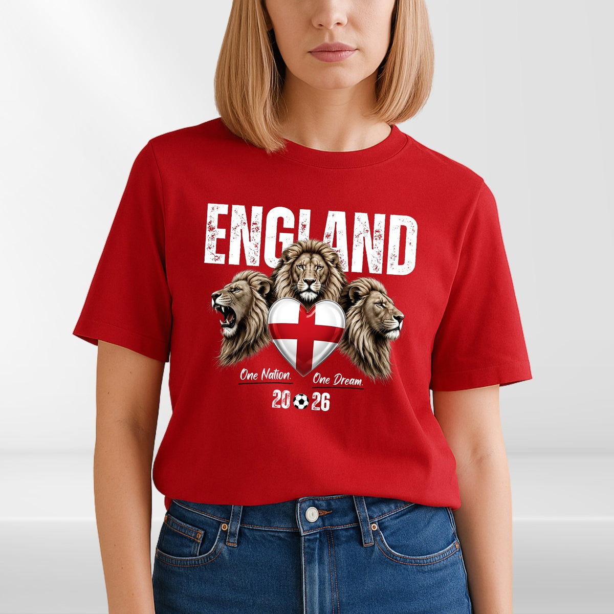 England Football 2026 Fan T Shirt England Flag Soccer Unisex Gift Tee