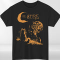 The Cure Inspired Gothic Cat Moon T Shirt Indie Rock Tour 2026 Fan Tee UK