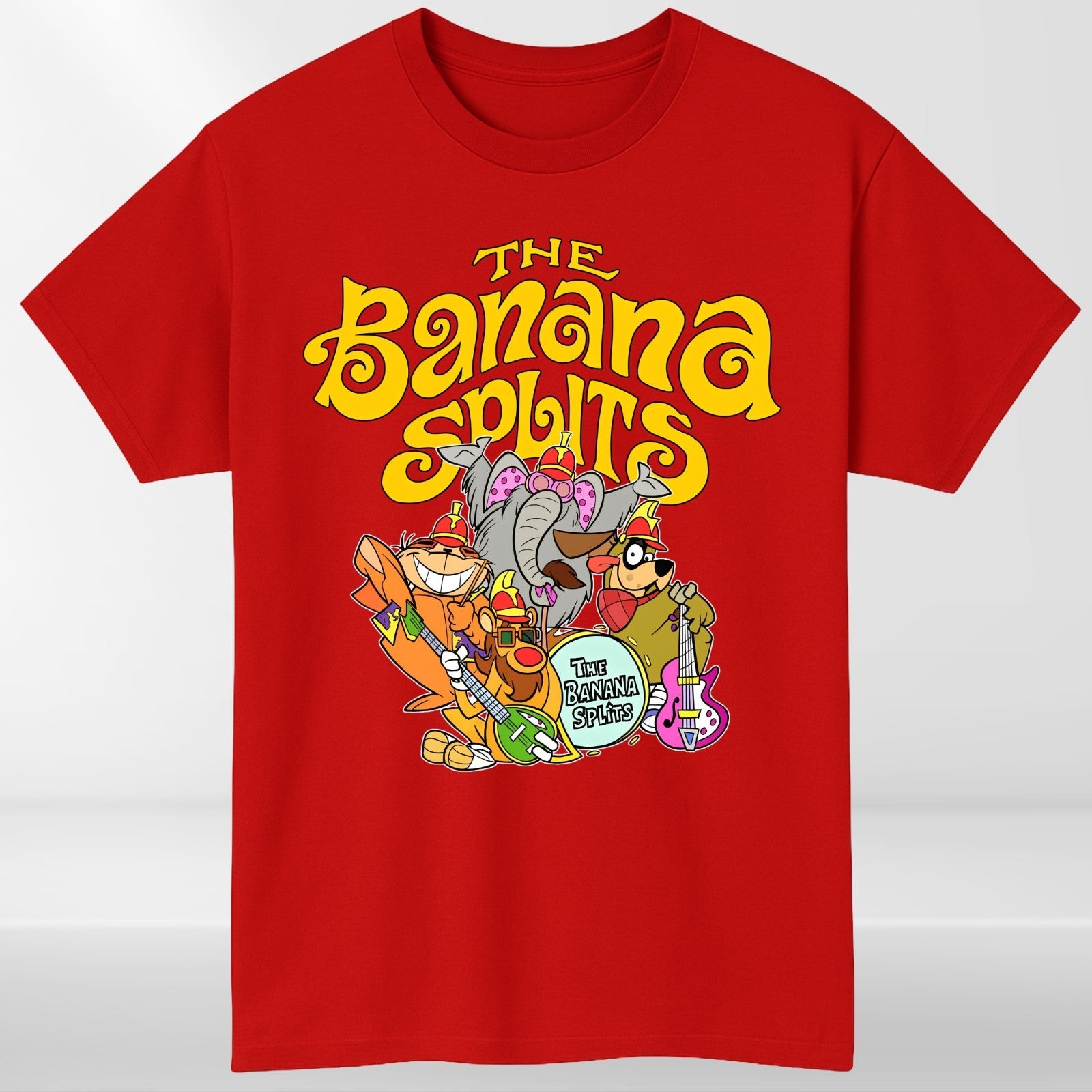 The Banana Splits Funny Cartoon Meme Animals Lover Gifts Vintage Unisex T-Shirt