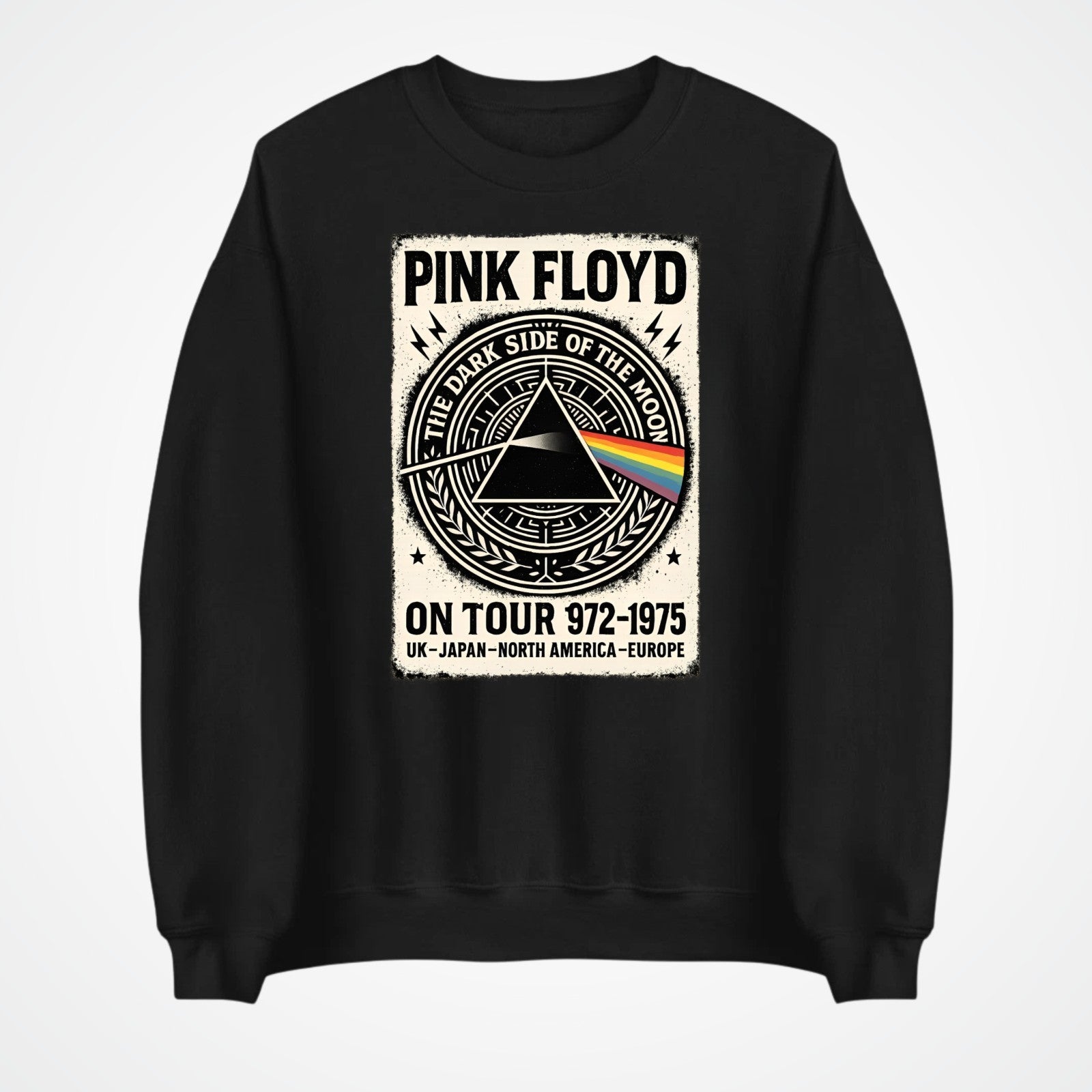 Pink Floyd Dark Side Of The Moon Jumper | Vintage Rock Sweatshirt | Unisex 4XL