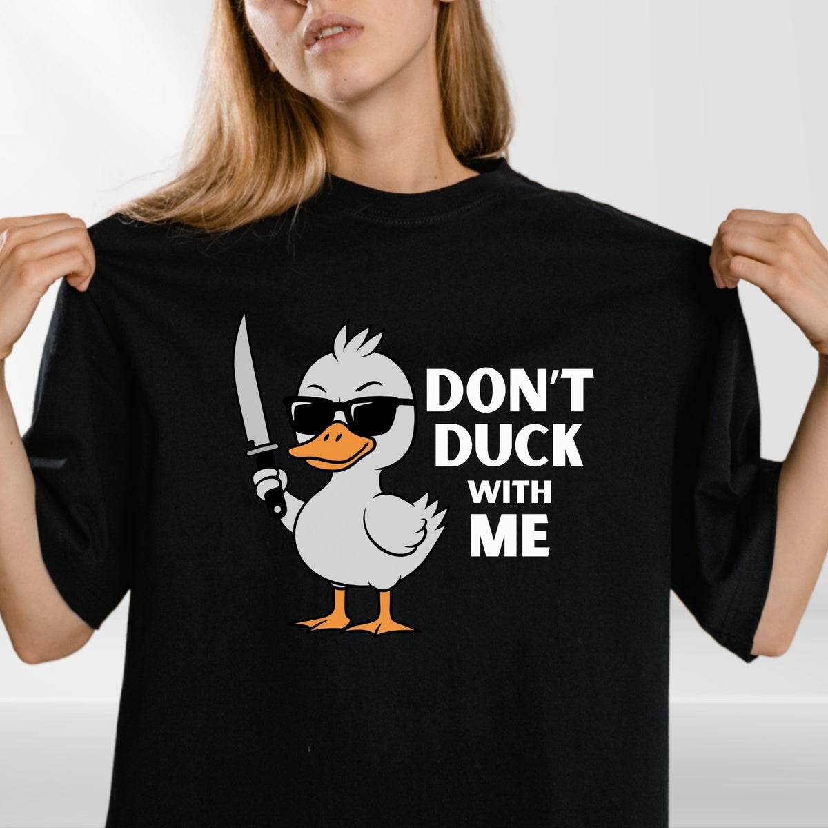 Don't Duck With Me Mens T shirt Funny Slogan Duck Lovers Birthday Unisex