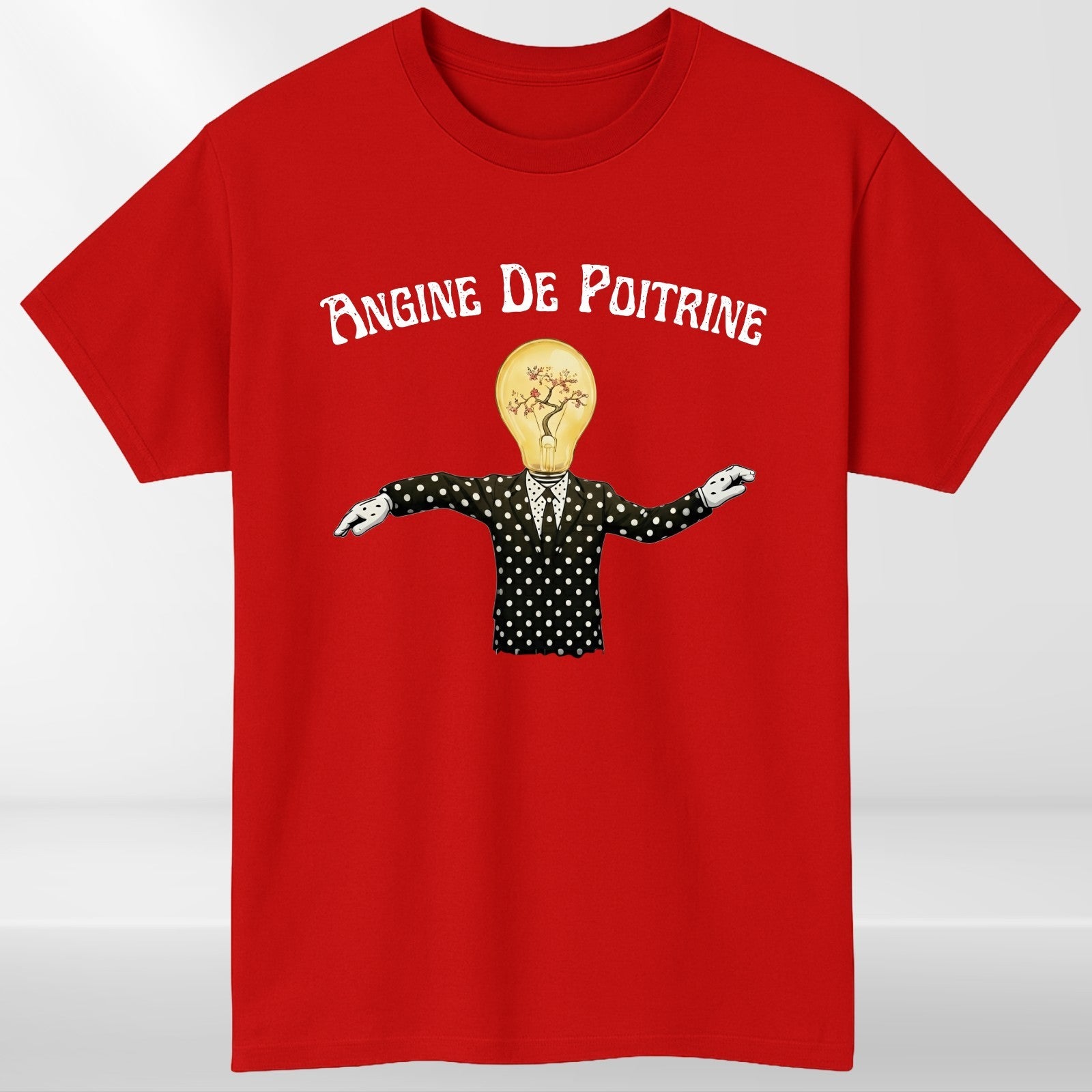 Angine De Poitrine Abstract Art T‑Shirt – Geometric Polka Dot Graphic T Shirt UK