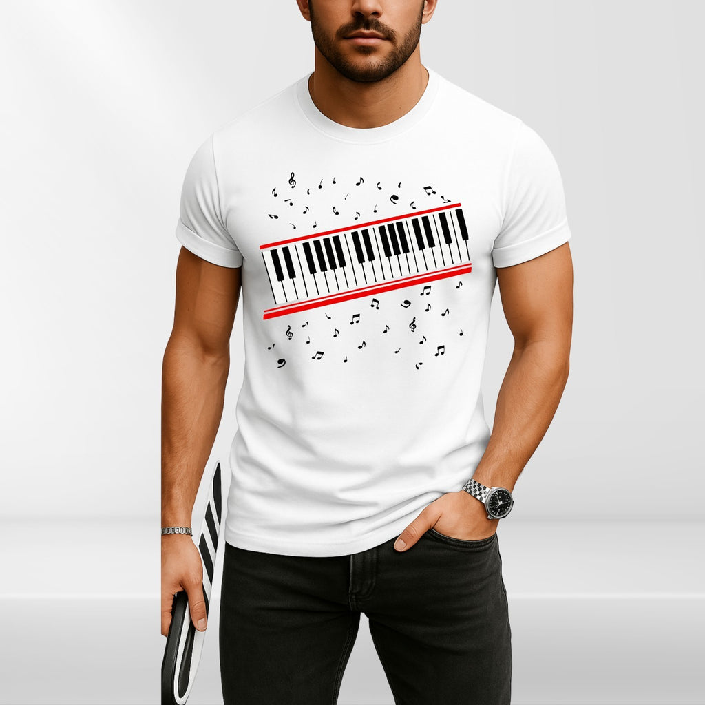 Piano Beat It Michael Jackson Mens Kids T shirt Mtv Video Retro Hipster T Shirt