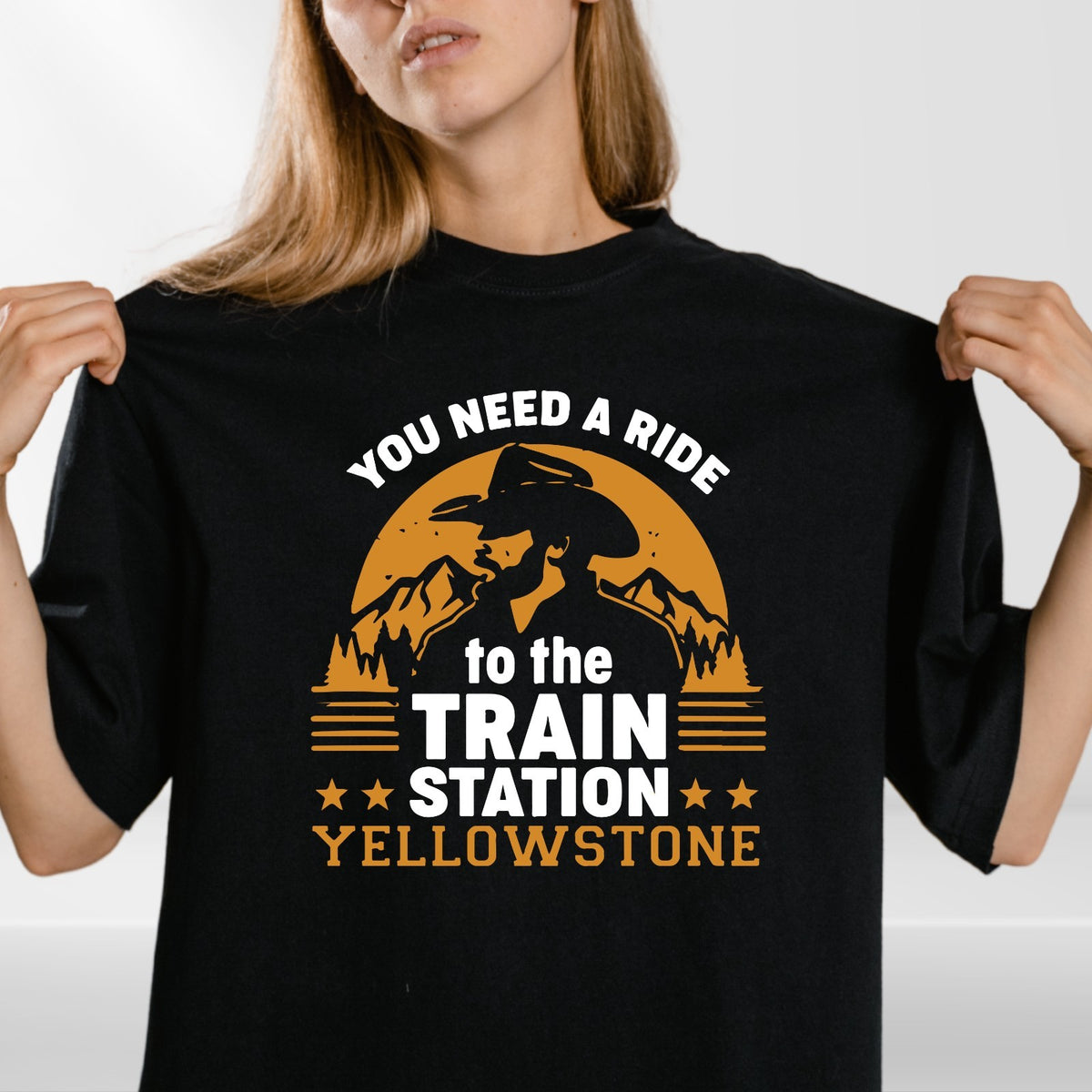 You Need A Ride To The Train Station Novelty Graphic T Shirt TV Series Inspired