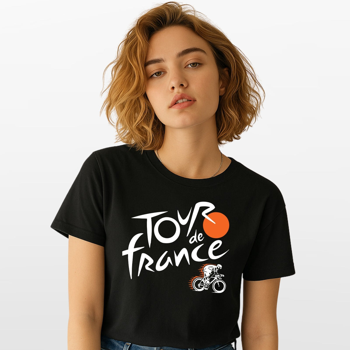 Tour De France Cycling Race Competition T-Shirt Cyclist Ride Unisex Tee