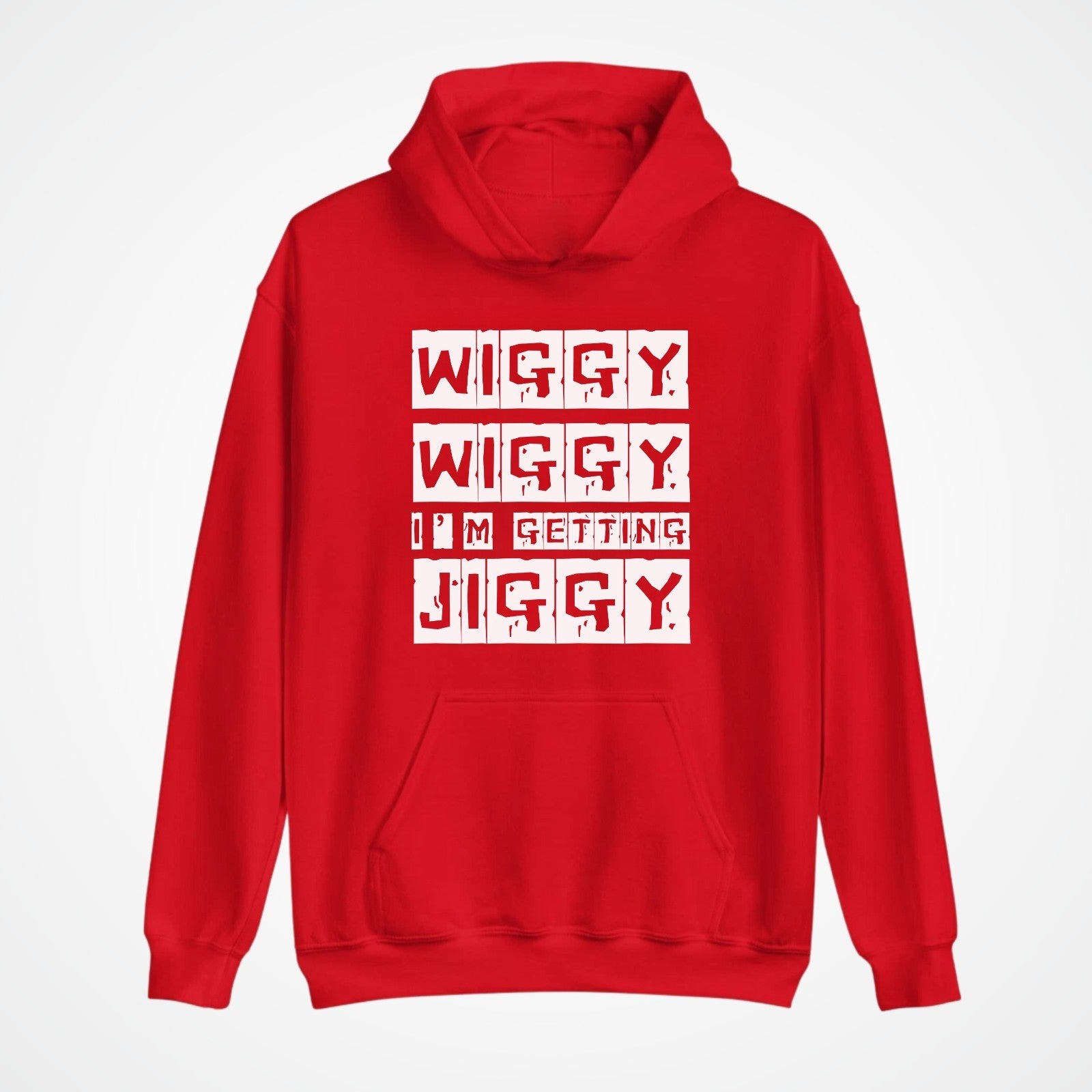 Wiggy Wiggy I’m Getting Jiggy Hoodie | Funny Streetwear Top | Size 3Y–4XL
