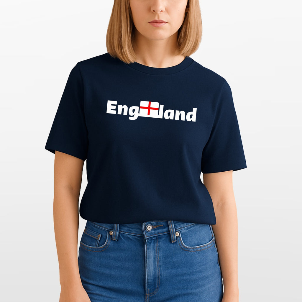 England St George Cross T-Shirt | England Flag Graphic Tee | Unisex UK Fan Shirt
