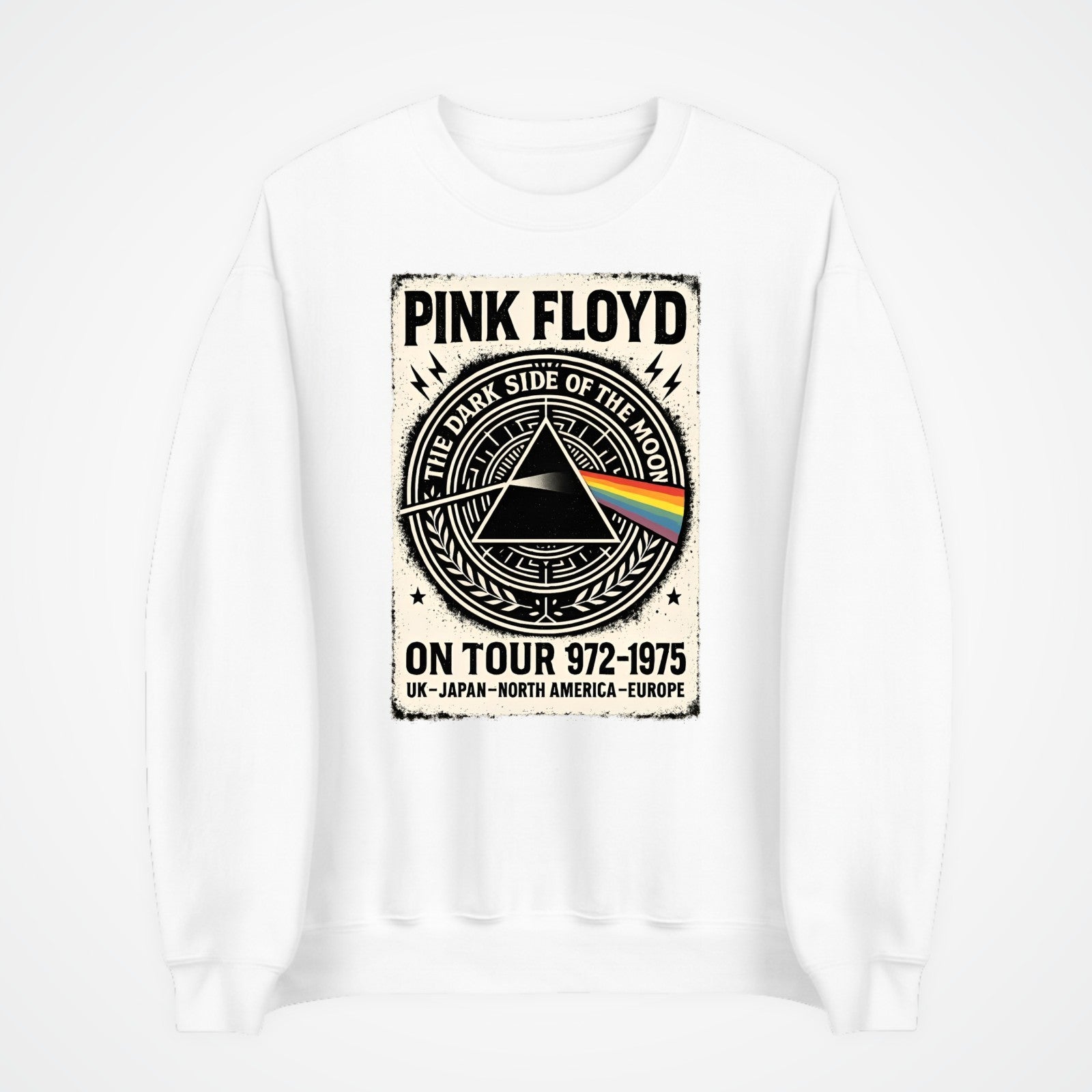 Pink Floyd Dark Side Of The Moon Jumper | Vintage Rock Sweatshirt | Unisex 4XL