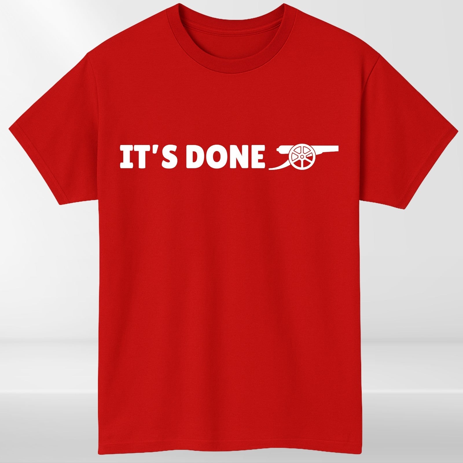 Its Done Cannon Graphic T Shirt Football Fan Celebration Unisex Gift Tee