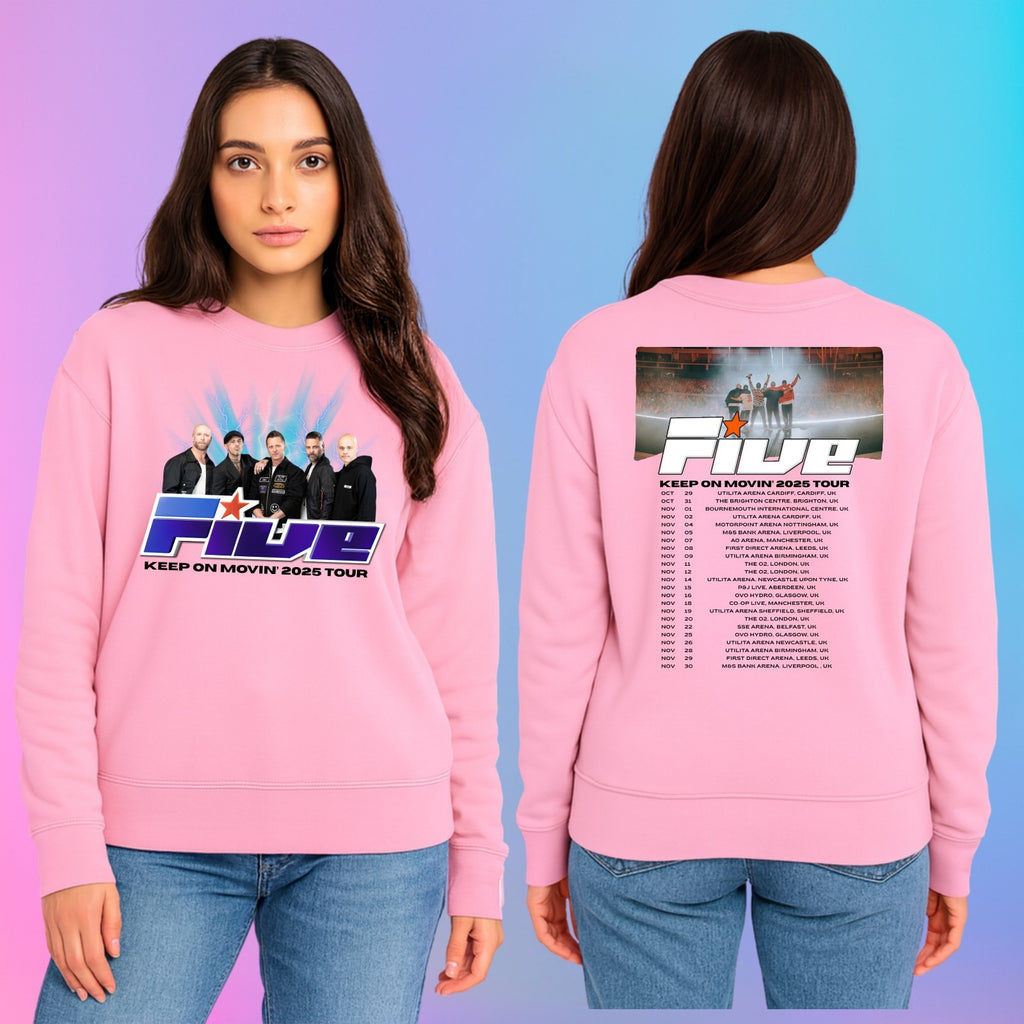 FIVE BOY Band Jumper Music Tour Venue & Dates Printed Fans Top Gift Sweat-shirt