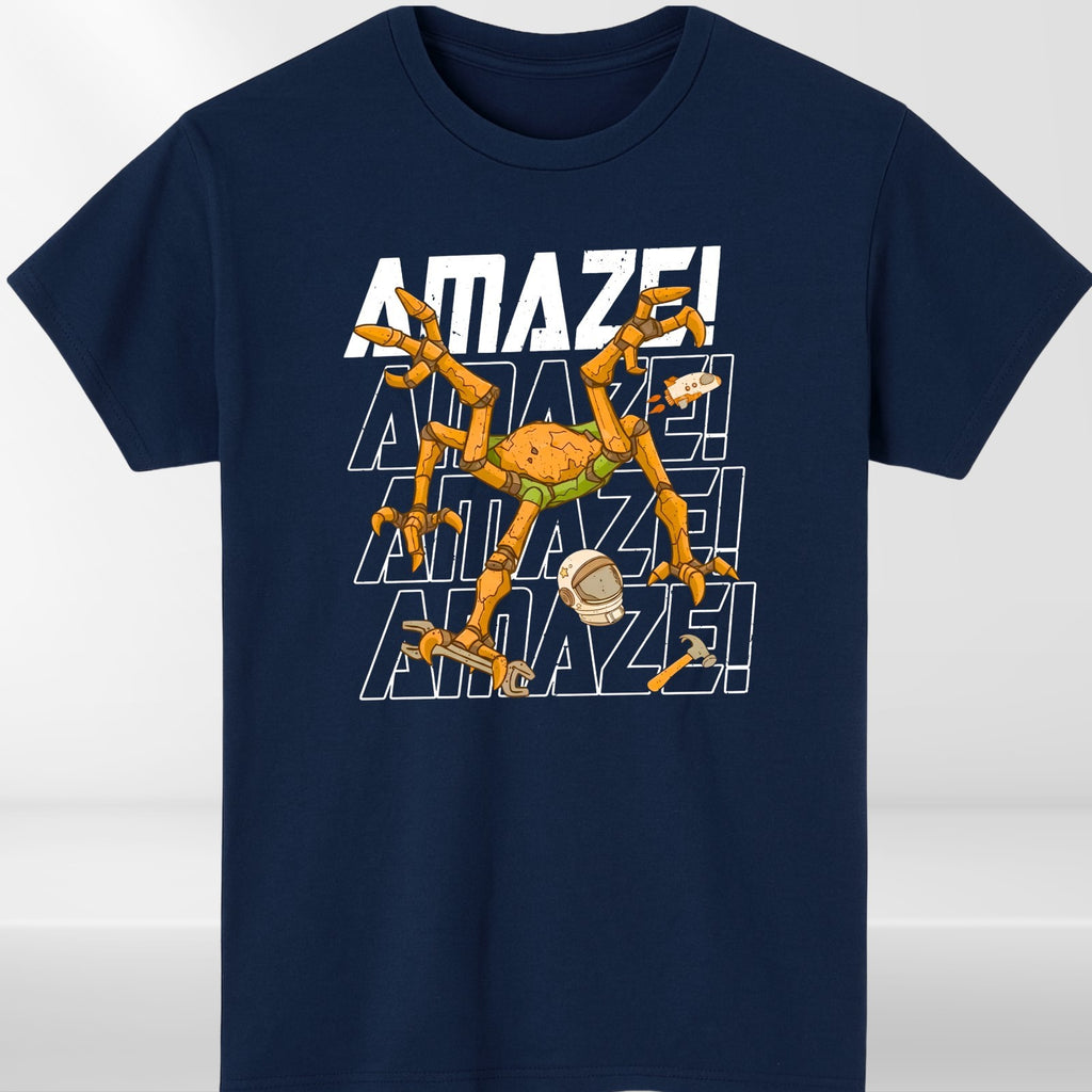 Amaze Crab Robot Unisex T-Shirt - Hail Mary Sci Fi Y2K Books lover Gift Tee Top