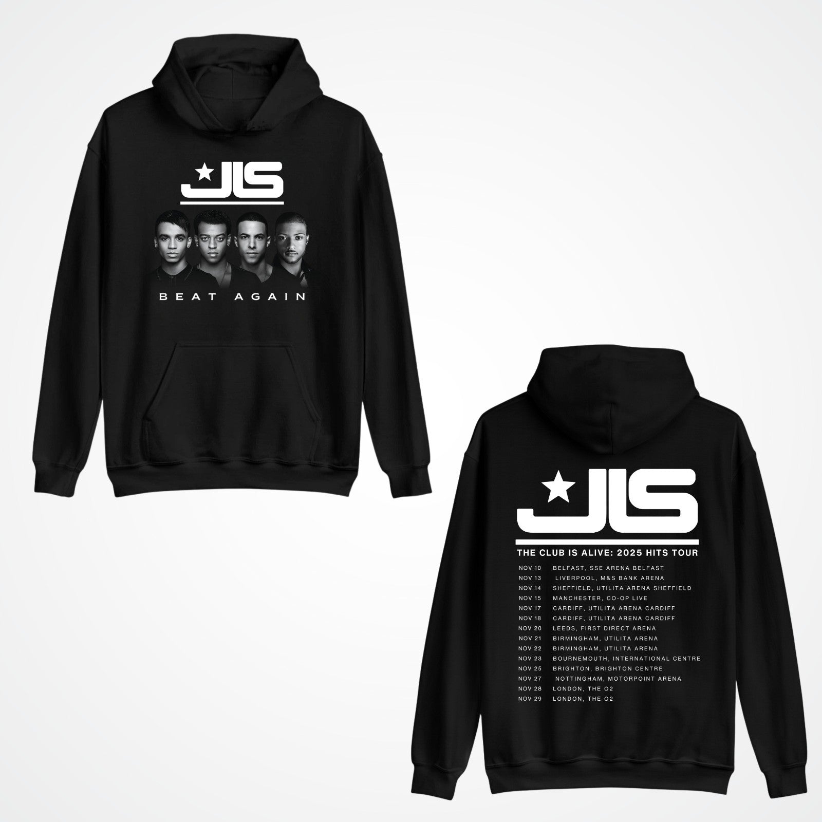 Minimalist Music-Inspired Print Hoodie –Bold Graphic Statement Wear