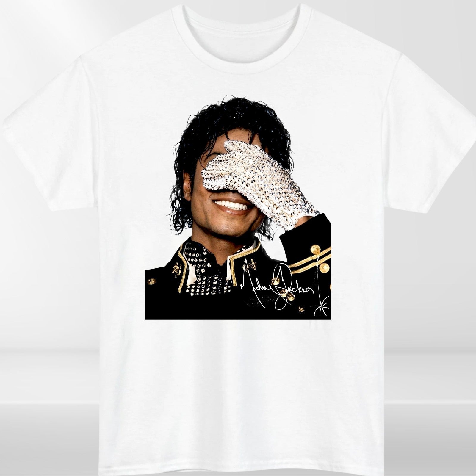 Michael Jackson Glove Graphic Tee, Music MJ King of Pop T-Shirt, a Perfect Gift
