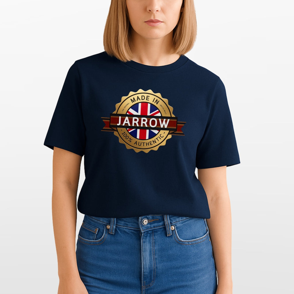 Made In Jarrow - Personalized Hometown - Town Hometown Tyne and Wear Born In Gif
