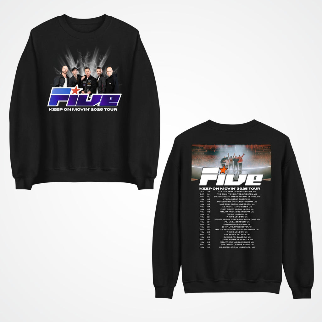 FIVE BOY Band Jumper Music Tour Venue & Dates Printed Fans Top Gift Sweat-shirt