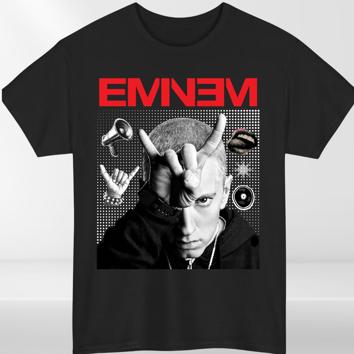 Eminem Rap Music Concert T-Shirt Hip Hop Fan Tee Gift For Music Lover Tee Top