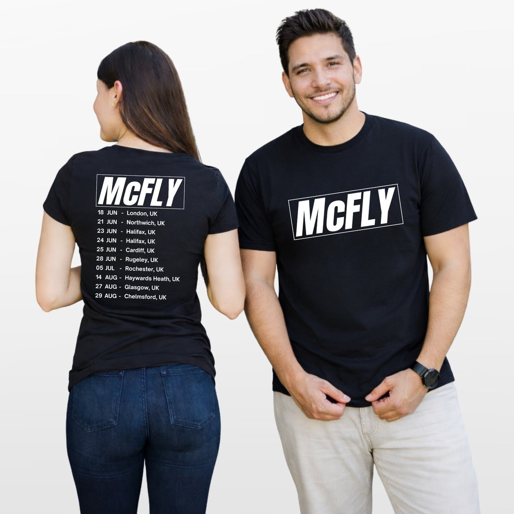 McFly Band T Shirt UK Tour 2026 Concert Fan Printed Unisex Tee Top
