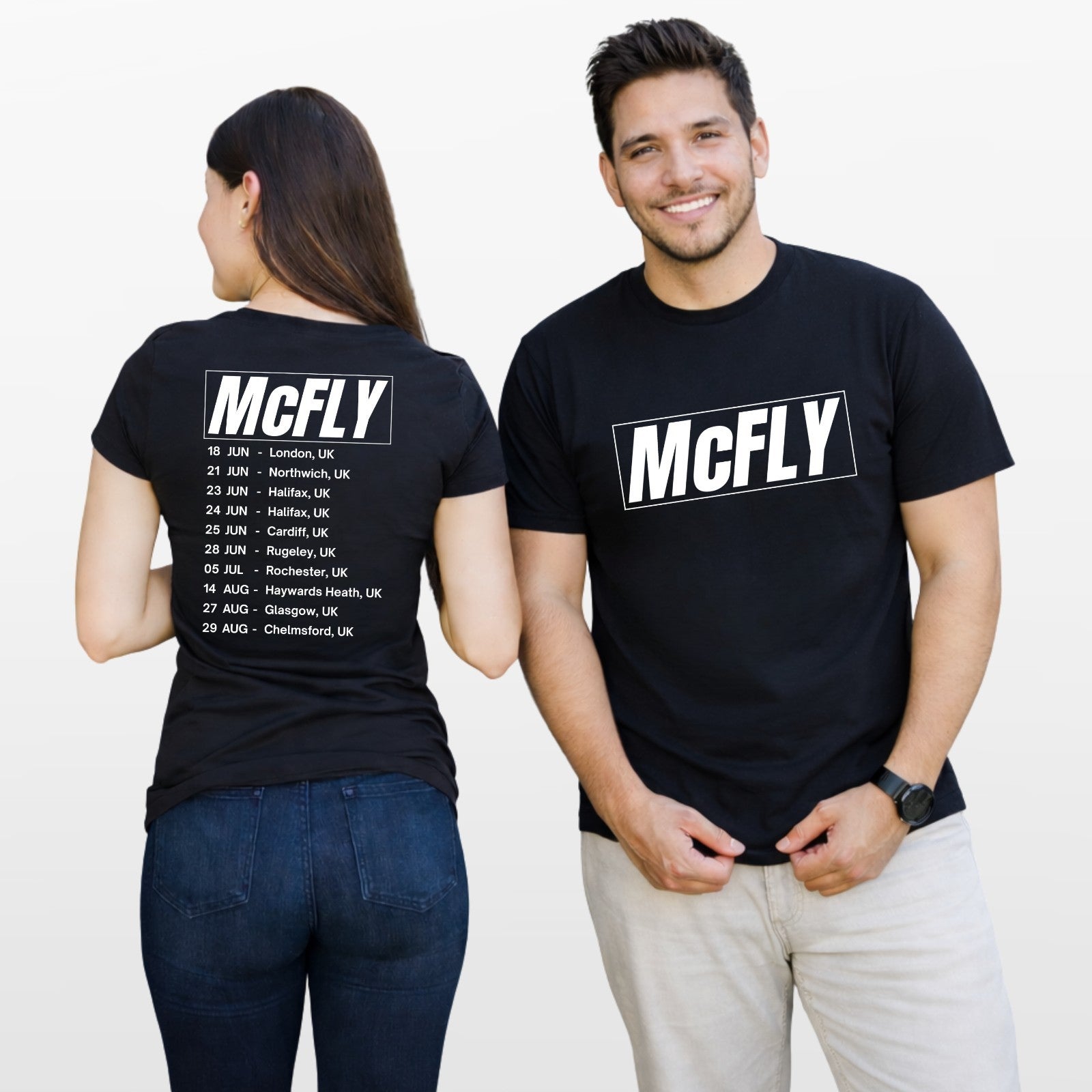 McFly Band T Shirt UK Tour 2026 Concert Fan Printed Unisex Tee Top