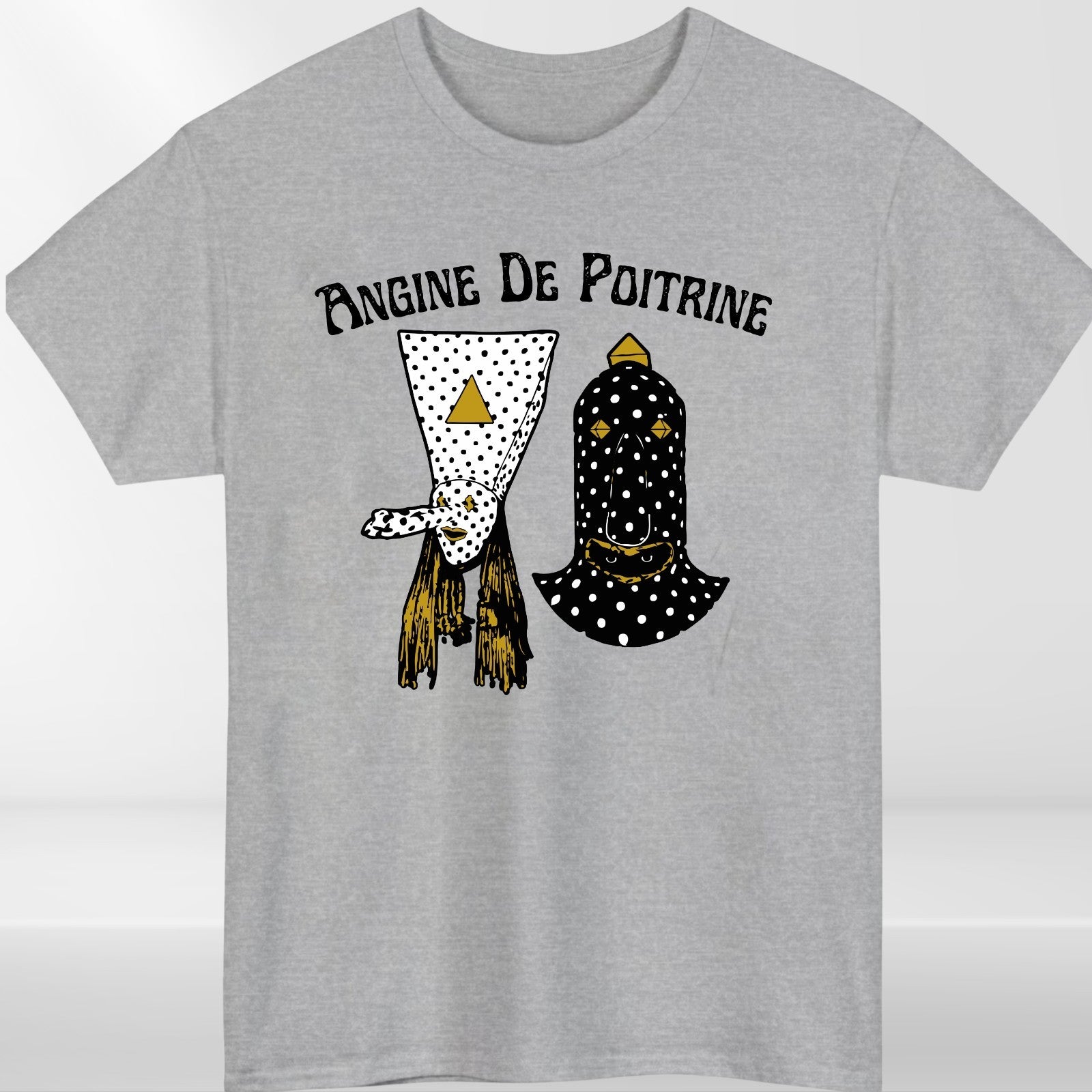 Angine De Poitrine Music Band Unisex T-Shirt, Music Lover Unisex Band Tee Top