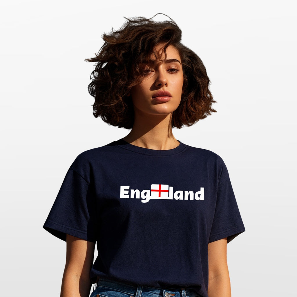 England St George Cross T-Shirt | England Flag Graphic Tee | Unisex UK Fan Shirt