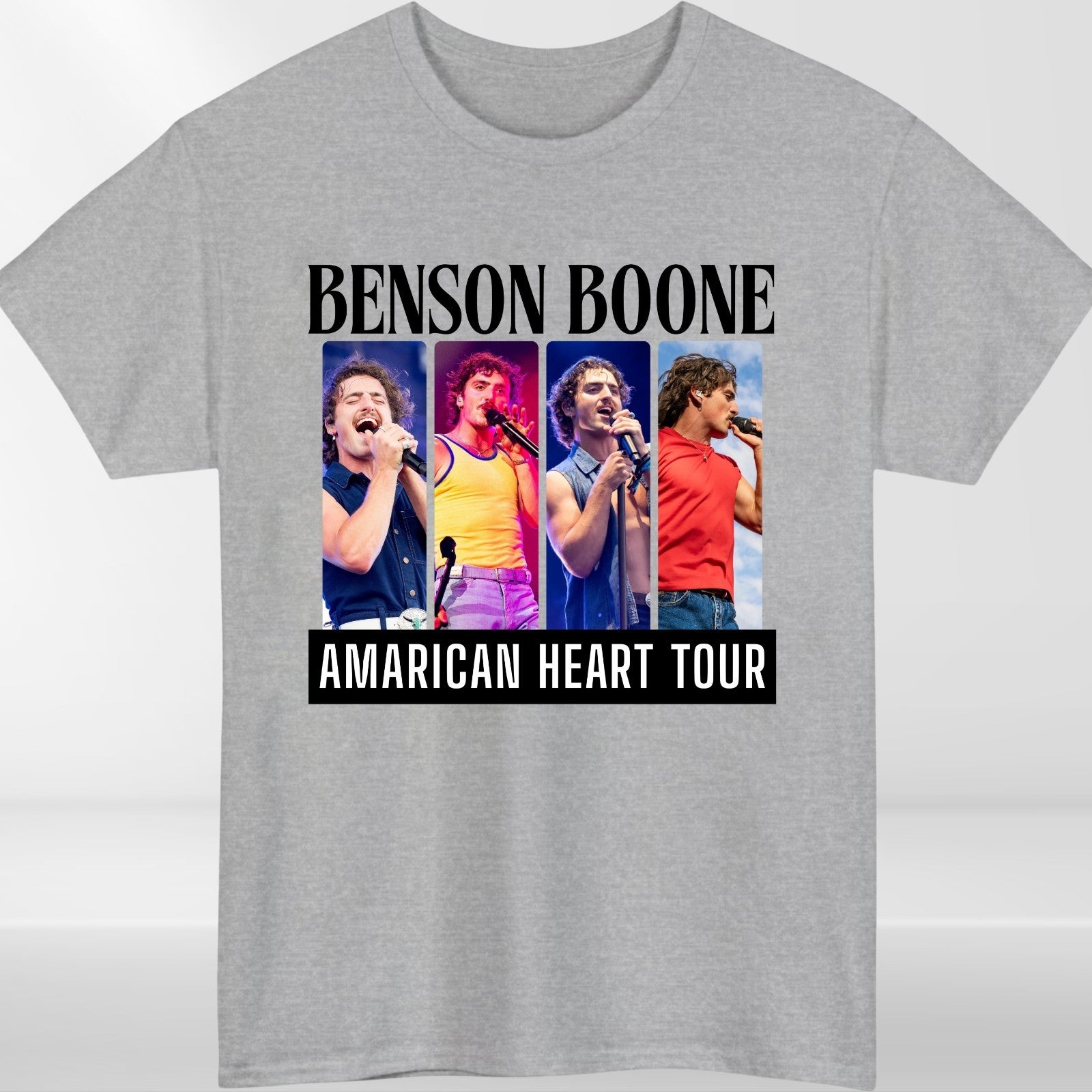 Benson Boonet  T Shirt American Heart Tour T Shirt | Live in Concert Tee 3y -4xL