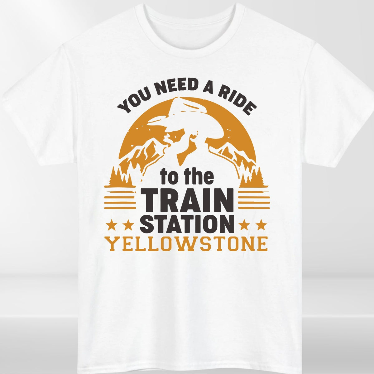 You Need A Ride To The Train Station Novelty Graphic T Shirt TV Series Inspired