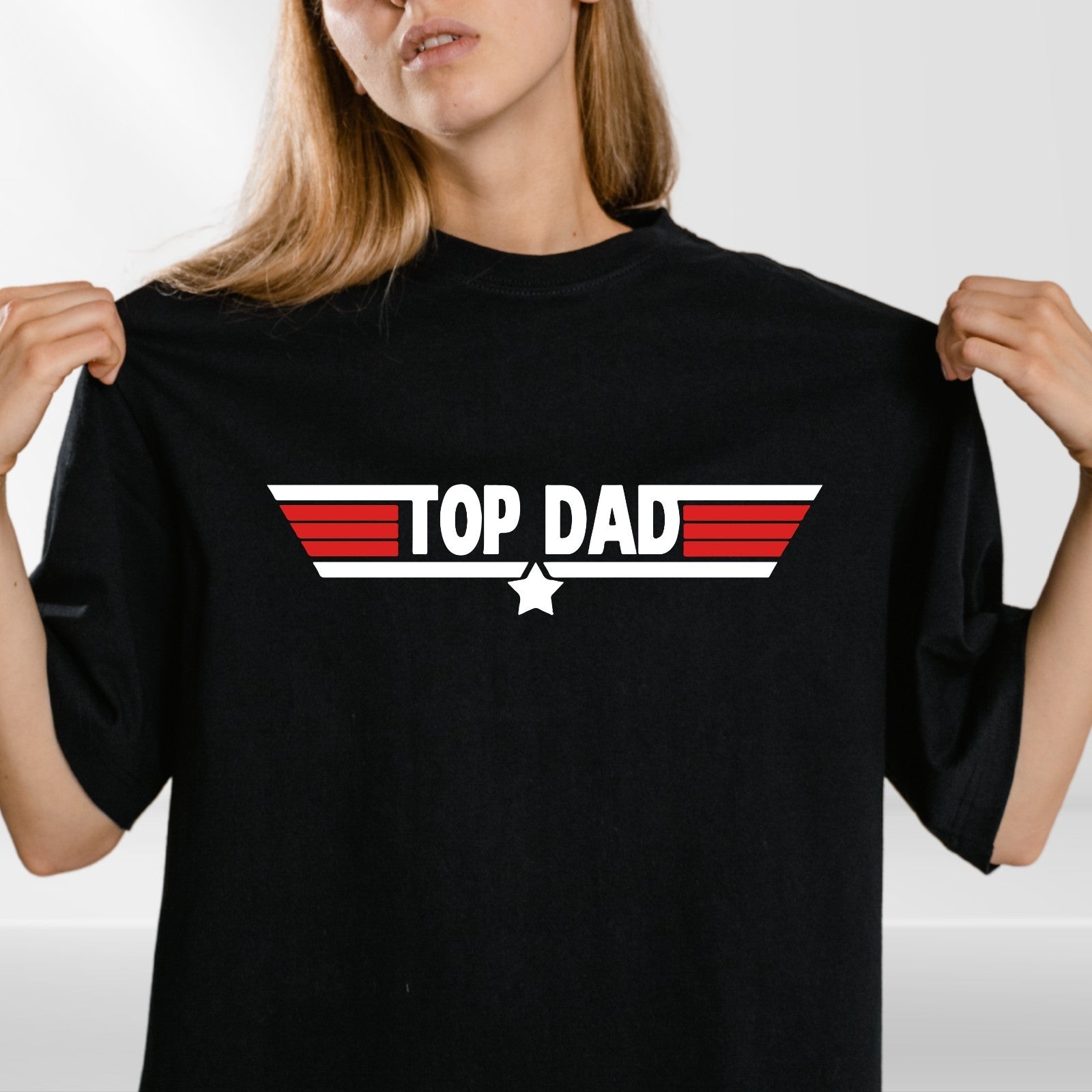Top Dad Mens T Shirt Fathers Day Birthday Funny Gift Unisex Tee Top