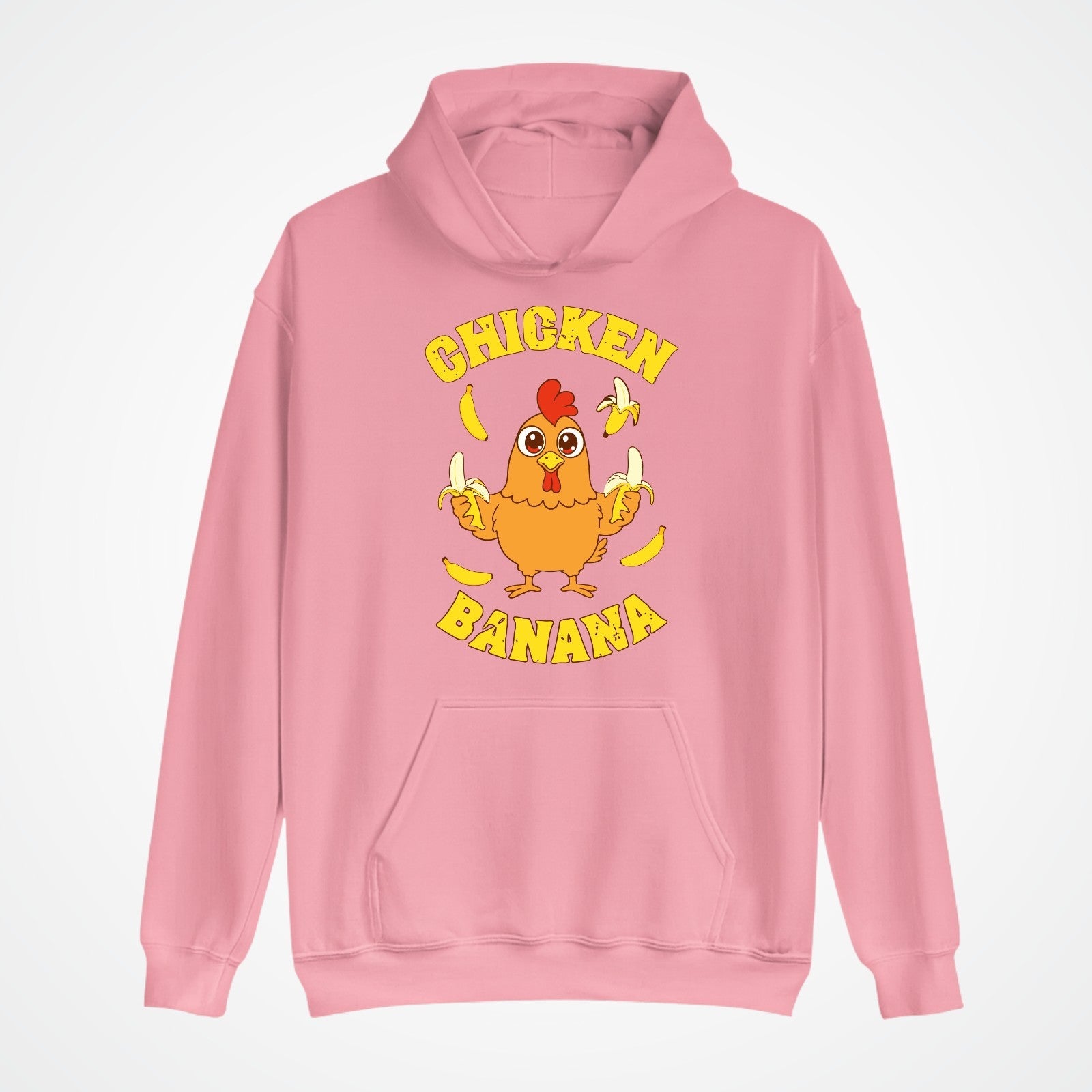 Chicken Banana Hoodie | Funny Meme Hoodie | Cute Cartoon Chicken Gift 3Y–4XL UK