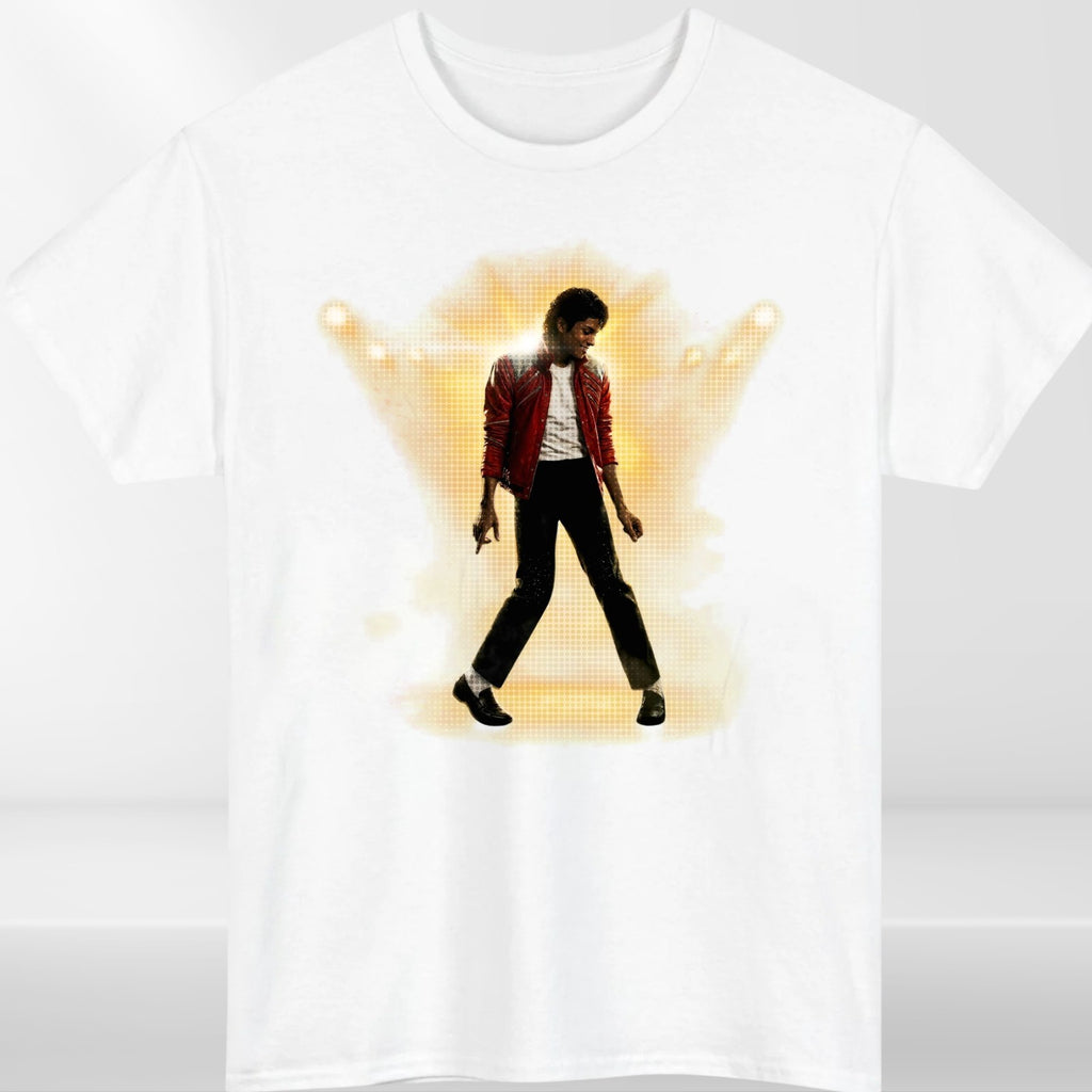Michael Jackson 80s Thriller Crew Neck T-Shirt Mens Clothing Summer Tee