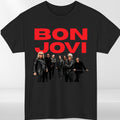 Bon Jovi Inspired T-Shirt Band Merch Heart Unisex Tee Tour Rock Top
