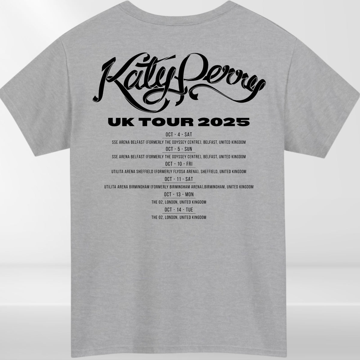 Katy Perry The Lifetimes Tour 2025 Album 3D Unisex T-Shirt