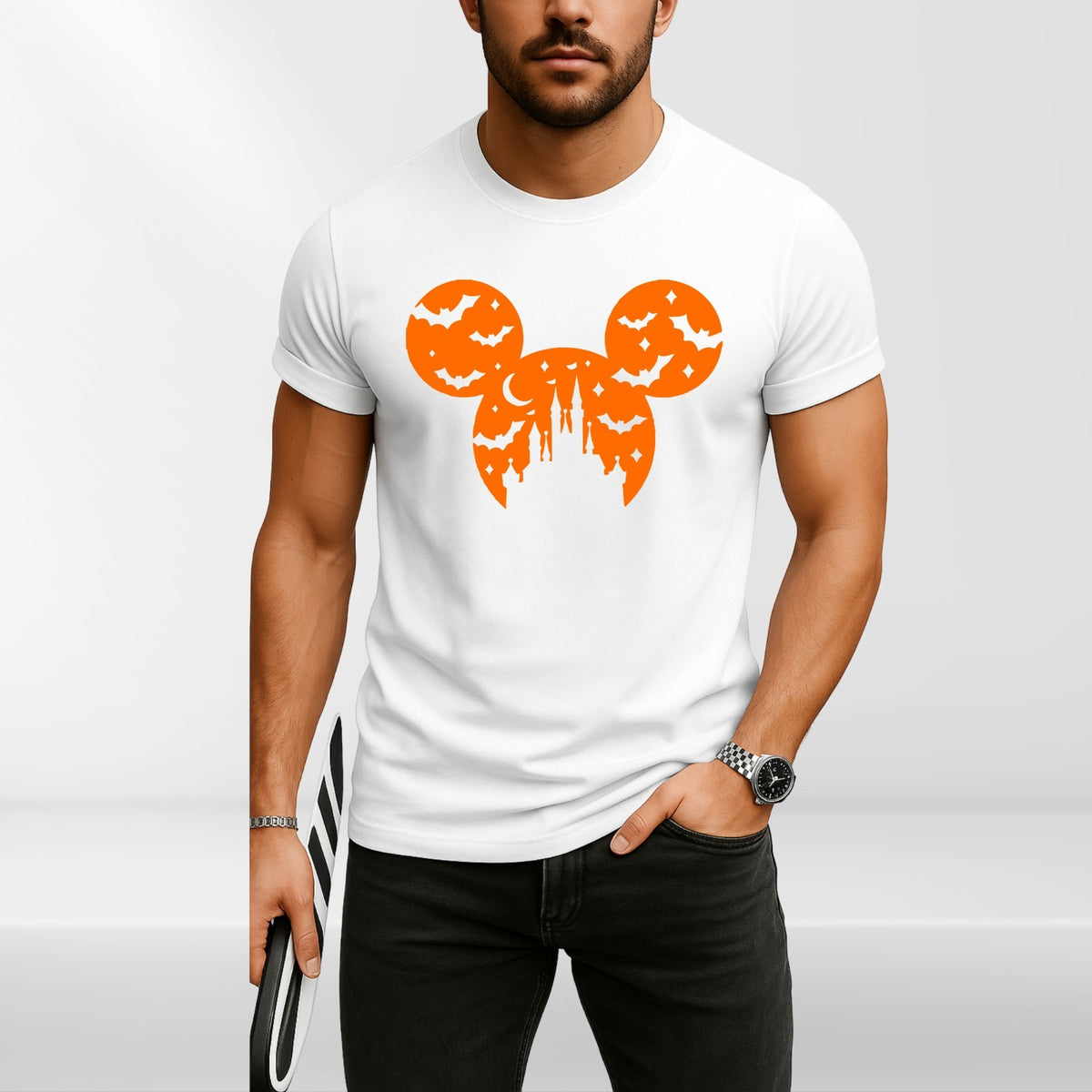 Halloween Mouse Inspired Horror Graphic T Shirt Spooky Unisex Tee Gift UK
