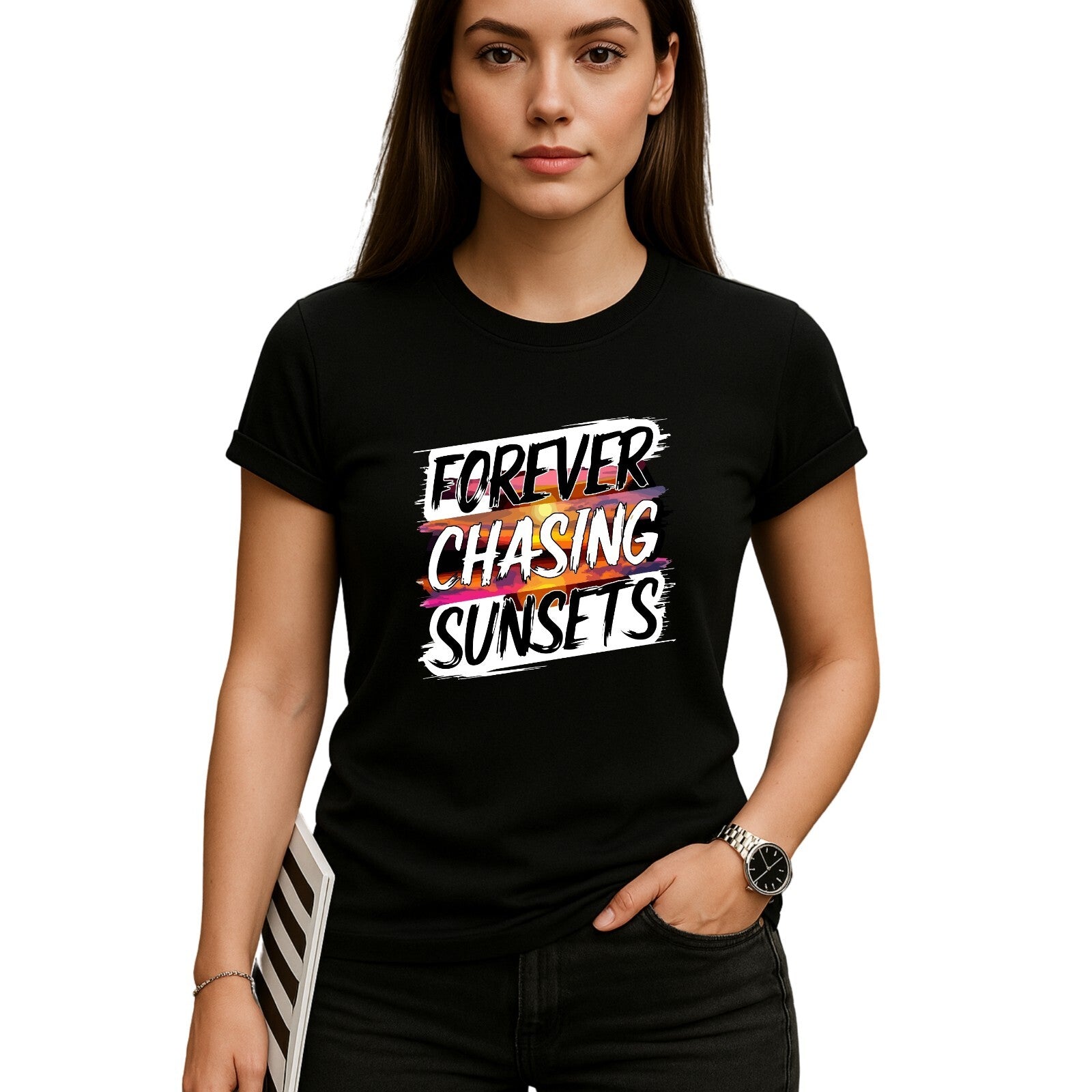 Forever Chasing Sunsets T-shirt | Summer Vacation Shirt | Beach Lover Shirt |