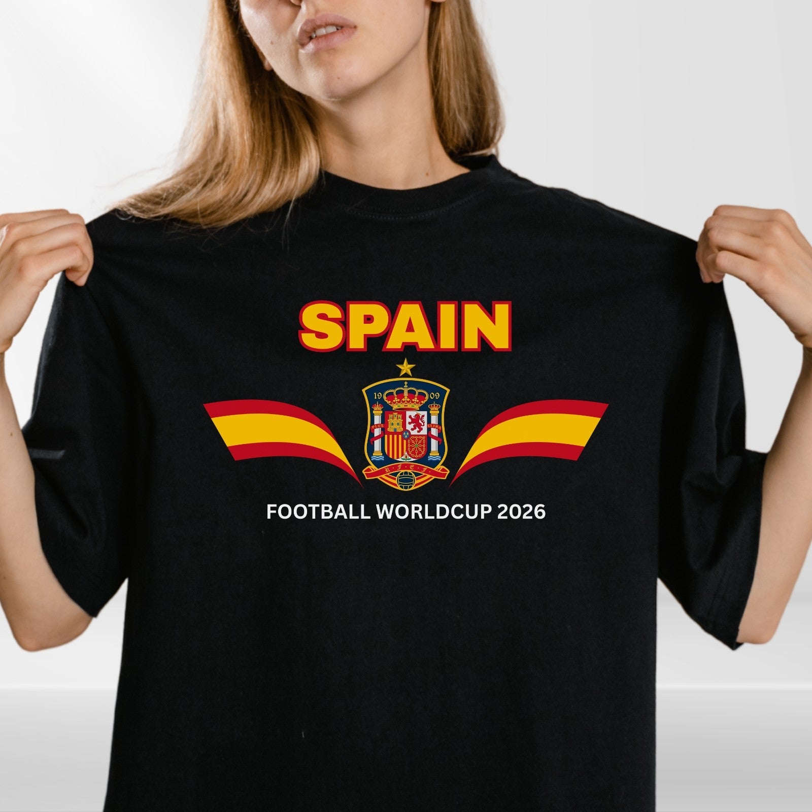 Spain Football Fan T-Shirt 2026 Supporters Flag Unisex Tee Adult World Cup Gift