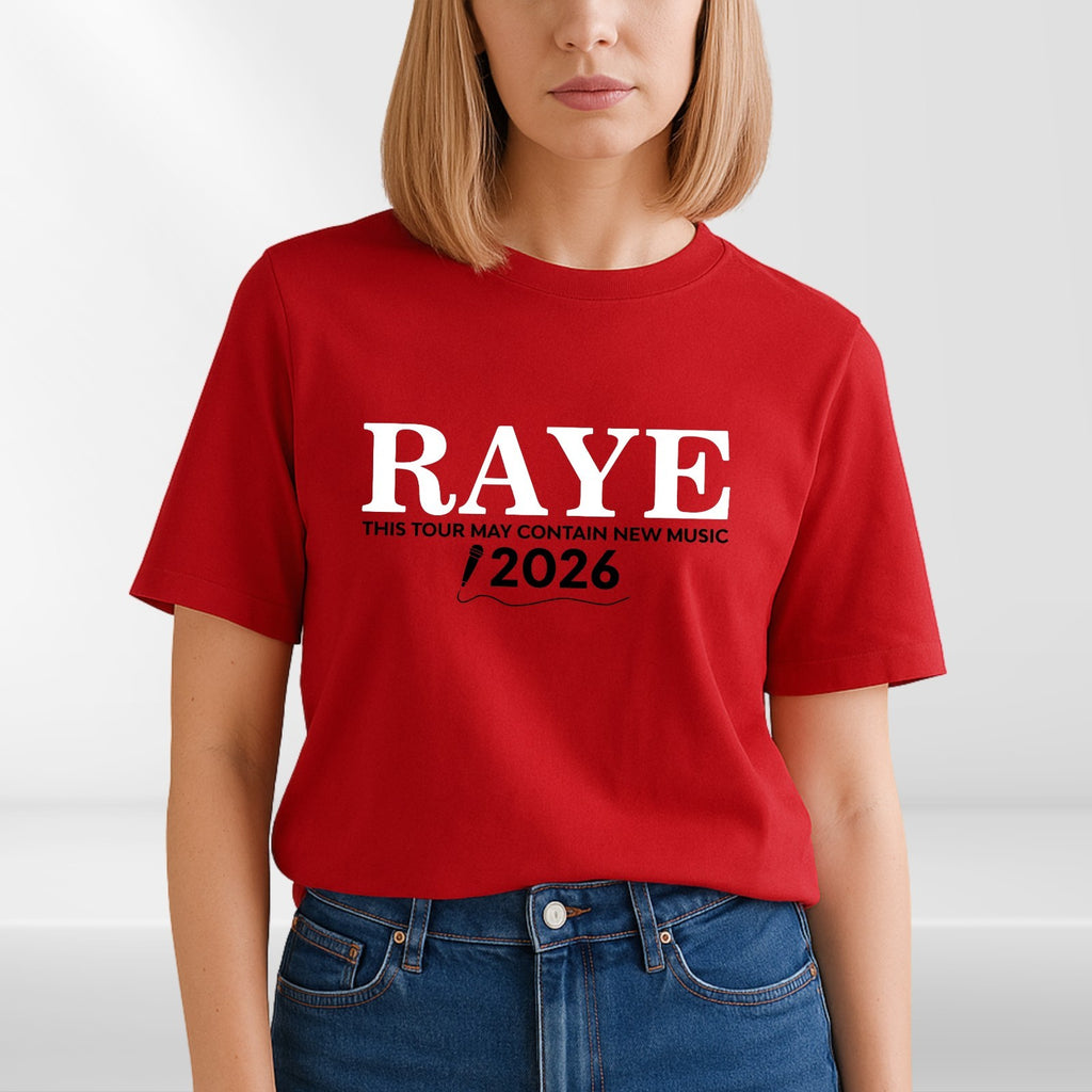 RAYE 2026 UK Tour T-Shirt This Tour May Contain New Music Concert Fans Gift Top