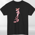Pink Panther Retro Cartoon T-Shirt Vintage Funny Graphic Unisex Tee Classic Gift