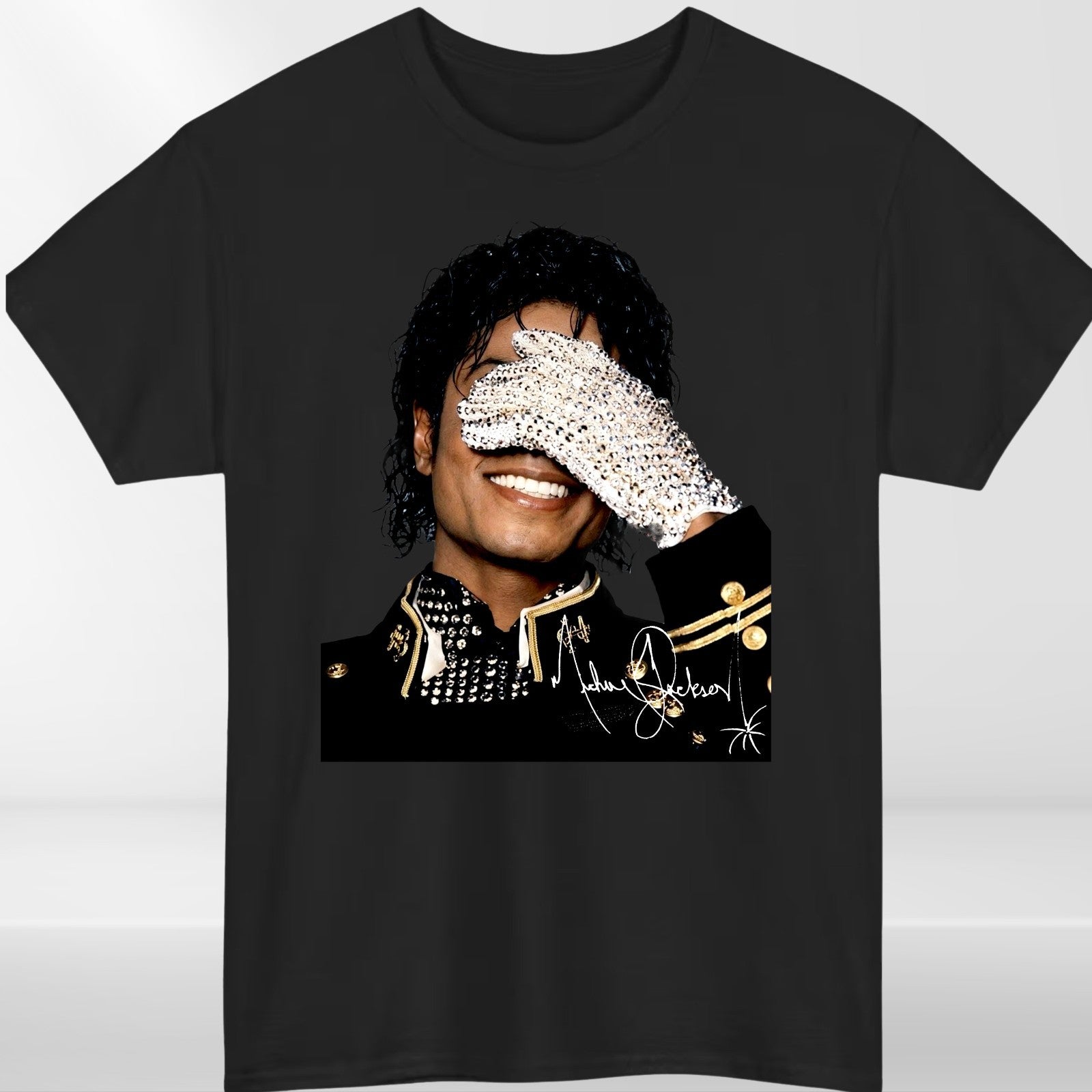 Michael Jackson Glove Graphic Tee, Music MJ King of Pop T-Shirt, a Perfect Gift
