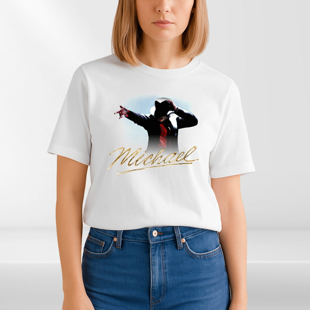 Michael Jackson T Shirt Moonwalk King Pop Dance Graphic Unisex Tee