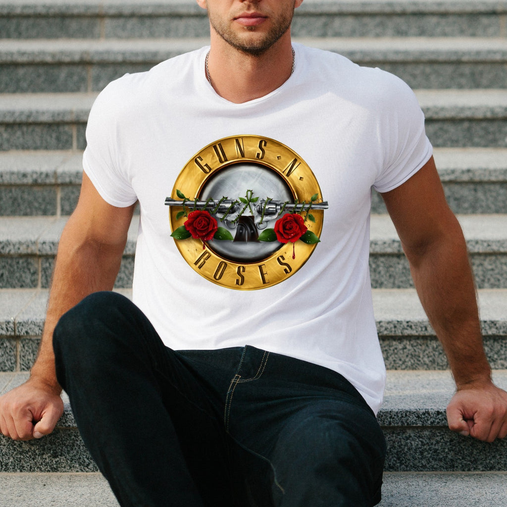 Guns N Roses Tour 2026 T-Shirt 80s Classic Rock Fan Concert Bullet Logo Gift Top