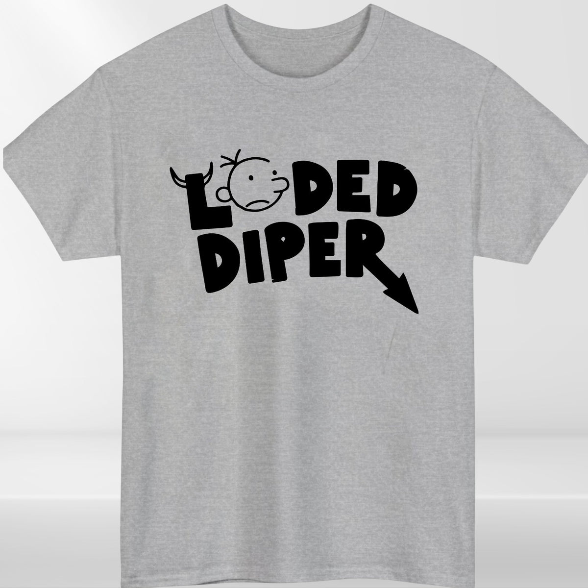 Loded Diper T Shirt Diary Of A Wimpy Kid Book Day Costume Kids Boys Gift Xmas